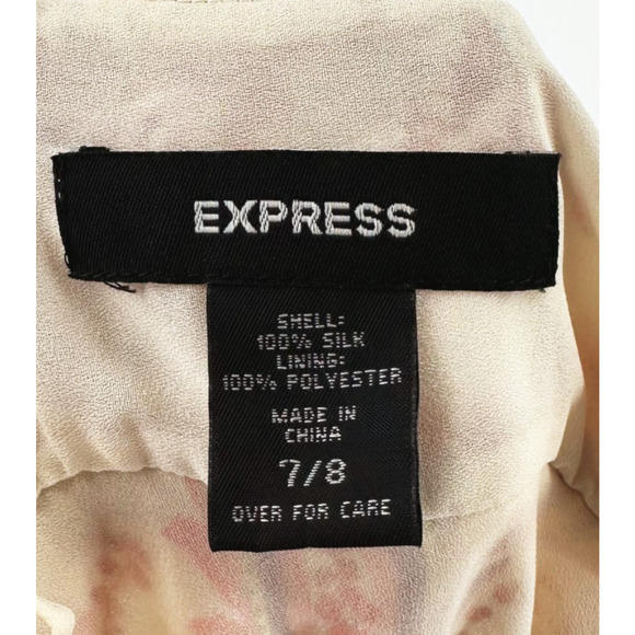 VTG Y2K 90s Express Silk Babydoll Slip Midi Dress 7/8 Coquette Fairy Whimsy - Picture 7 of 10